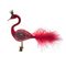 Christmas decoration swan, 10 cm, red, Czech decorations MIJA