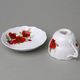 Cup and saucer B + B, 210 ml / 14 cm for coffee, Poppies, Český porcelán a.s.