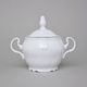 Sugar bowl 300 ml, Thun 1794 Carlsbad porcelain, BERNADOTTE frost