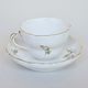 A Tea Cup and Saucer - Rose 160 ml, Meissen Porcelain