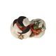 Snowman figurine Visit at the Woods 11.5 / 7 / 12.5 cm, stoneware, Goebel