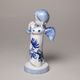 Angel with candle 14 cm, Original Blue Onion pattern