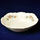 Bowl 19 cm, Thun 1794 Carlsbad porcelain, BERNADOTTE ivory + flowers