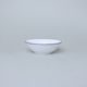 Bowl 13 cm, Jana (Angelika) black line, Thun 1794, karlovarský porcelán