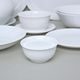 Dining set for 6 pers., Coups white, Thun 1794 Carlsbad porcelain