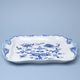 Platter Aida 34 x 29 cm with handles, Original Blue Onion pattern