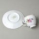 Šálek a podšálek Espresso 75 ml / 12 cm, Thun 1794, karlovarský porcelán, BERNADOTTE míšeňská růže