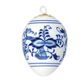Eastern Egg 5,6 x 7,5 cm, Original Blue Onion Pattern, QII.