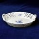 Basket oval perforated 28 cm, Forget-me-not, Český porcelán a.s.