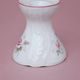 Pink line: Candle holder 65 mm, Thun 1794 Carlsbad porcelain, BERNADOTTE roses