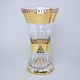 Crystal Vase Romantic "X", h: 305 mm, Gold, Ales Zverina - AZ Design