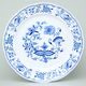 Dish round flat 31 cm (club plate), Thun 1794 Carlsbad porcelain, Natalie - Onion