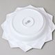 Plate Deep 24,5 cm, Diamond white, Goldfinger Porcelain