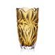 Skleněná váza Flora Ambr, 28 cm, Aurum Crystal