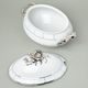 Soup tureen 2,2 l, Thun 1794 Carlsbad porcelain, MENUET platinum