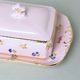 Butter dish for 250 g butter, Leander, decor 3051, rose china