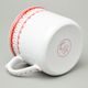 Mug Warmer big 700 ml, red ornaments, Leander Loučky