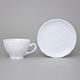 Cup 200 ml and saucer tea, Opera white, Cesky porcelan a.s.