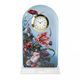 Desk clock De Heem - Summer Flowers 11 / 4,5 / 18,5 cm, glass, Jan Davidsz de Heem, Goebel