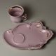 Cup 120 ml and saucer TV, Lenka 527, Rose China