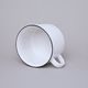 Breakfast / milk / tea cup 360 ml, ELLA black line, Thun 1794 Carlsbad Porcelain