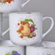 Hrnek Vařák 650 ml, Ovoce + zlatá linka, 6 ks., Český porcelán a.s.