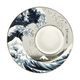 Candle holder K. Hokusai - The Great Wave, 12 / 12 / 4 cm, Porcelain, Goebel