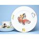 Children's set "Mole with car" 3 pcs, Thun 1794 Carlsbad porcelain