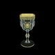 Astra Gold: Wine glass 170 ml, 15,2 cm, crystal + gold + lion, Provenza, Golden Black Decor