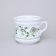 Hrnek Perlový velký 370 ml, zelený cibulák, Český porcelán a.s. (2.j.)