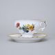 Šálek 230 ml a podšálek 150 mm, Aristokrat, Queens Crown, Original Bohemia porcelain