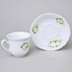 Coffee cup and saucer 0,13 l / 13,5 cm, Thun 1794 Carlsbad porcelain, CONSTANCE 80262