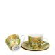 Cup espresso 110 ml + saucer 116 mm, William Morris, Golden lily, set of 2 pcs., porcelain Duo Gifts