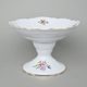 Bowl on stand 25 cm, Thun 1794 Carlsbad porcelain, BERNADOTTE Meissen Rose