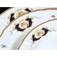 Plate set for 6 pers., Thun 1794 Carlsbad porcelain, BERNADOTTE arms