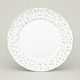 Dinner plate 26 cm, Thun 1794, karlovarský porcelán, Natálie green flowers