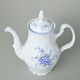 Pot coffee 1,2 l, Thun 1794 Carlsbad porcelain, BERNADOTTE Forget-me-not-flower