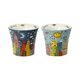 Egg cups My New York City 6.5 / 6.5 / 6 cm, new bone china, J. Rizzi, Goebel