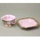 Cup tea 120 ml + saucer 14 cm, Empir decor 568, Rose China Chodov