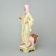 Moor - female 33 cm, Bronze, Porcelain Figures Duchcov