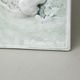 Porcelánový kachlík závěsný 8,7 x 13 cm, dívka s čepcem, Alena Burešová