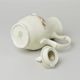 Coffee pot 0,7 l, Thun 1794 Carlsbad porcelain, BERNADOTTE ivory + flowers
