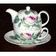 Redoute Rose: Tea for one set, Roy Kirkham Fine Bone China