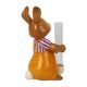 Rabbit figurine with little vase 7 / 10.5 / 14.5cm, stoneware, Goebel