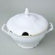 Soup tureen 2,5 l, Thun 1794 Carlsbad porcelain, BERNADOTTE gold line