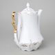 Coffee pot 1,2 l, Lenka Daisy flower, white variant, Rose China Chodov