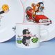Children's set "Mole with car" 3 pcs, Thun 1794 Carlsbad porcelain