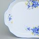 Platter small 23 cm, Thun 1794 Carlsbad porcelain, BERNADOTTE Forget-me-not-flower