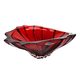 Crystal Bowl Plantica - Red, 33 cm, Aurum Crystal