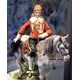D'Artagnan na koni 30 cm, Porcelánové figurky Unterweissbacher